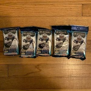 5 x 2020 NFL Panini Playoff Fat Packs